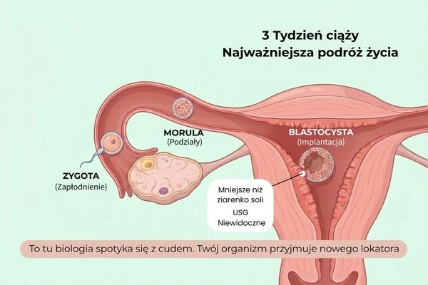 3 tydzień ciąży - rozwój dziecka